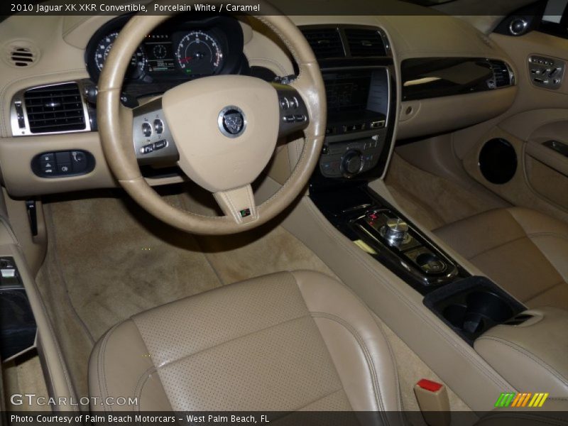  2010 XK XKR Convertible Caramel Interior