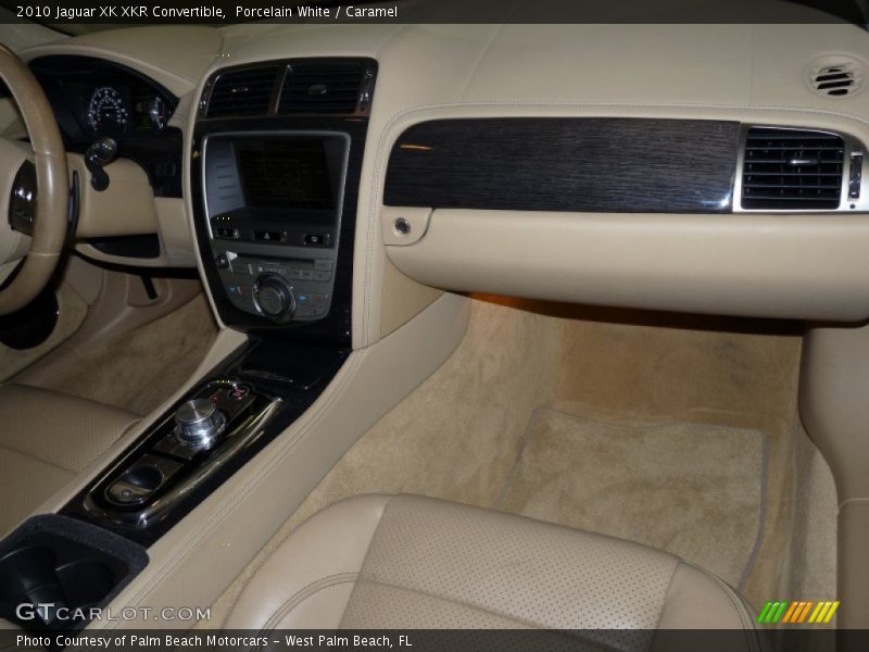Porcelain White / Caramel 2010 Jaguar XK XKR Convertible