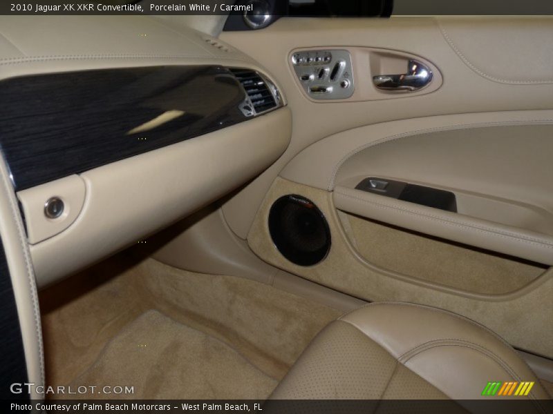 Porcelain White / Caramel 2010 Jaguar XK XKR Convertible