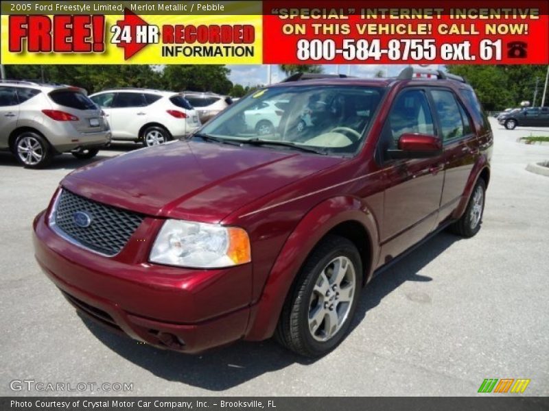Merlot Metallic / Pebble 2005 Ford Freestyle Limited