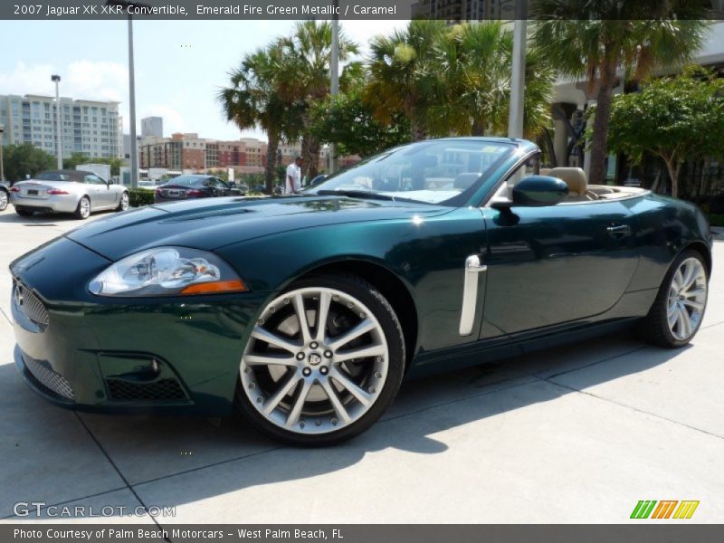 Front 3/4 View of 2007 XK XKR Convertible