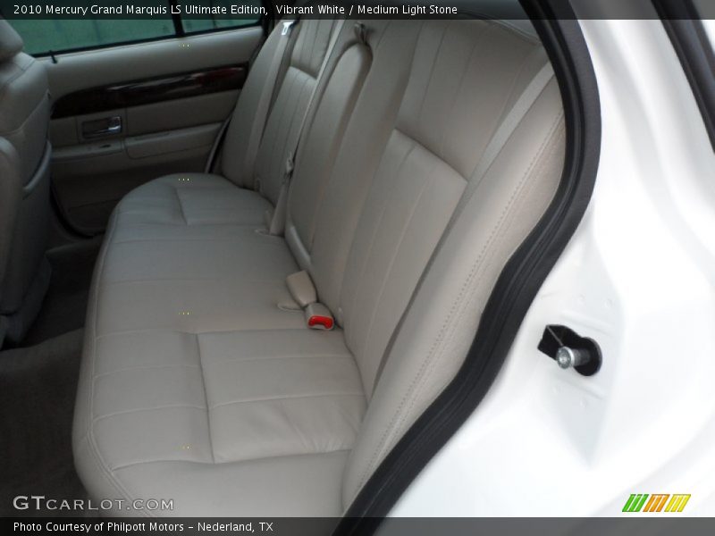 Vibrant White / Medium Light Stone 2010 Mercury Grand Marquis LS Ultimate Edition