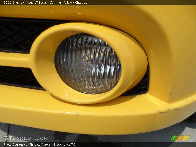 Summer Yellow / Charcoal 2011 Chevrolet Aveo LT Sedan