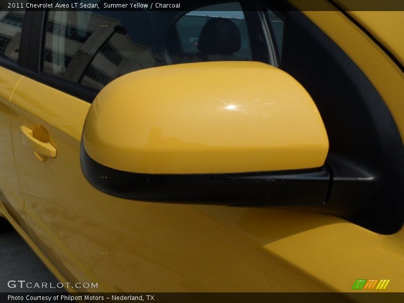 Summer Yellow / Charcoal 2011 Chevrolet Aveo LT Sedan