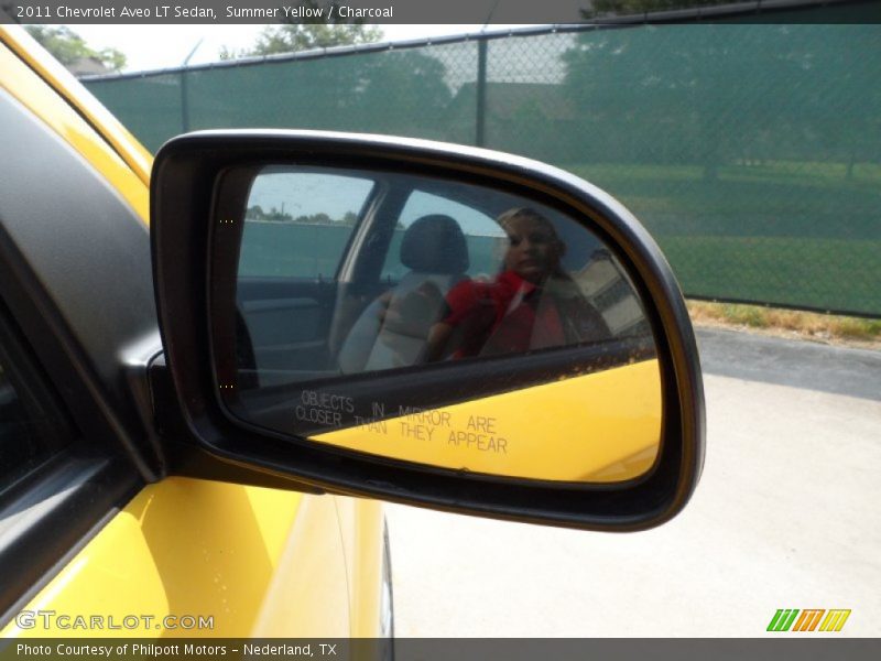 Summer Yellow / Charcoal 2011 Chevrolet Aveo LT Sedan