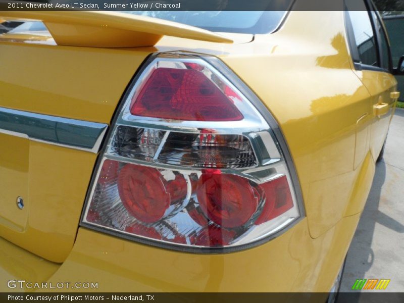 Summer Yellow / Charcoal 2011 Chevrolet Aveo LT Sedan