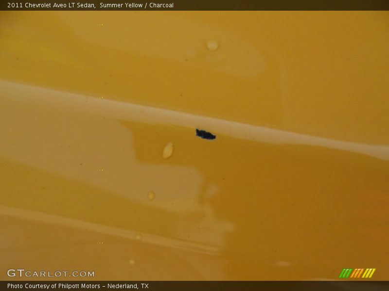 Summer Yellow / Charcoal 2011 Chevrolet Aveo LT Sedan