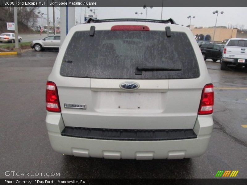 Light Sage Metallic / Camel 2008 Ford Escape XLT