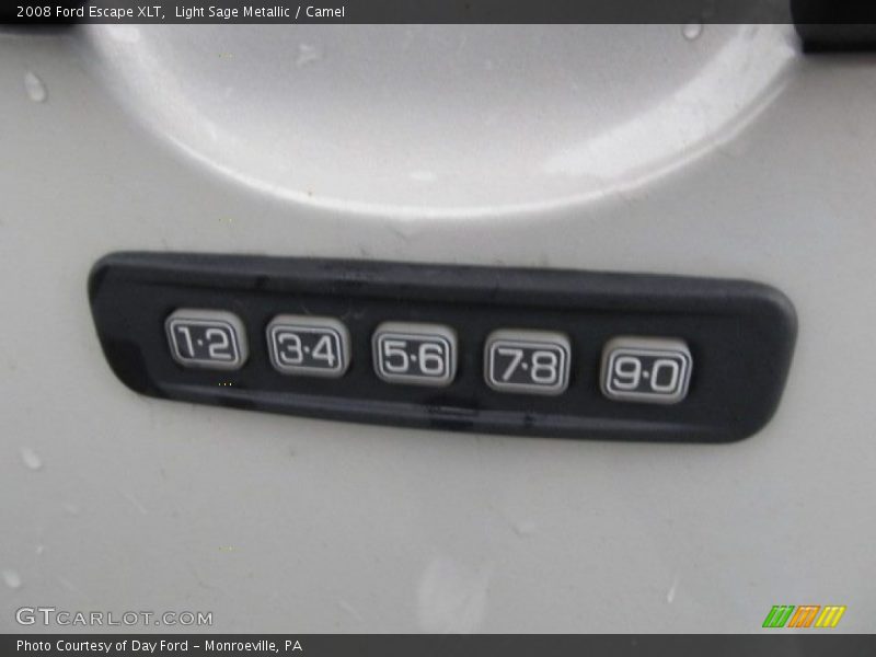 Light Sage Metallic / Camel 2008 Ford Escape XLT