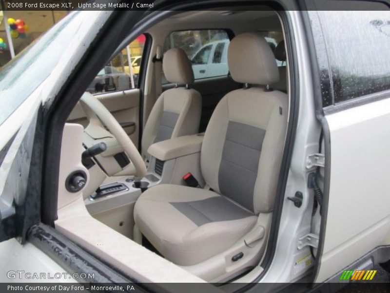 Light Sage Metallic / Camel 2008 Ford Escape XLT