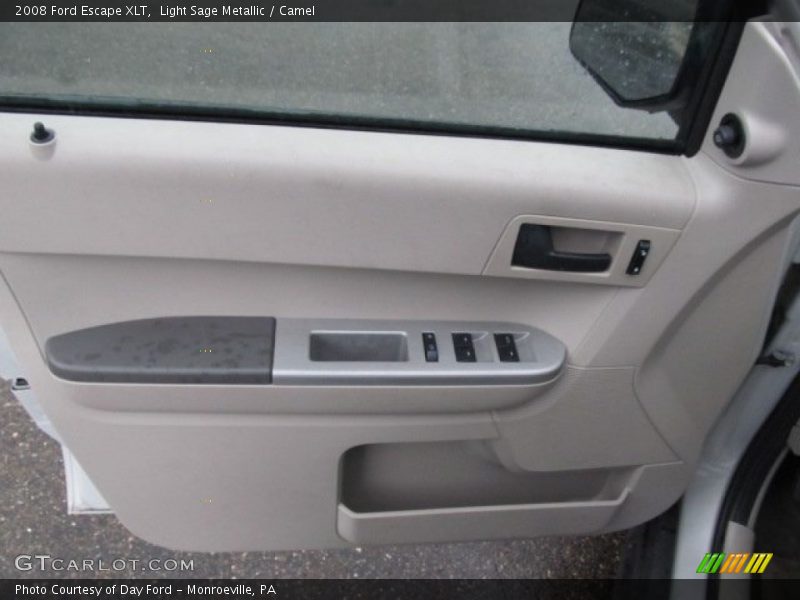 Light Sage Metallic / Camel 2008 Ford Escape XLT