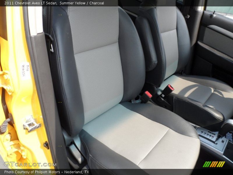  2011 Aveo LT Sedan Charcoal Interior