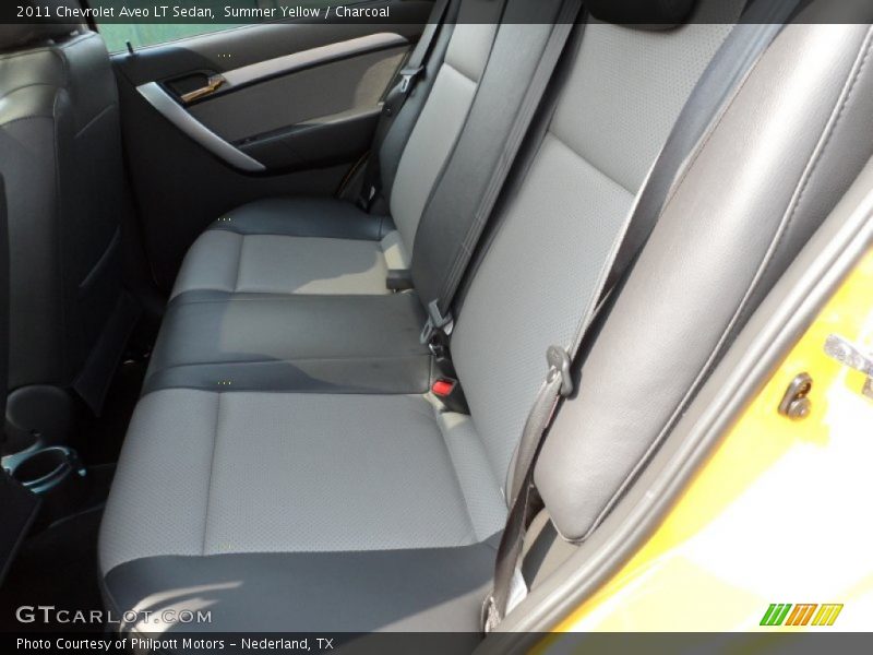 Summer Yellow / Charcoal 2011 Chevrolet Aveo LT Sedan