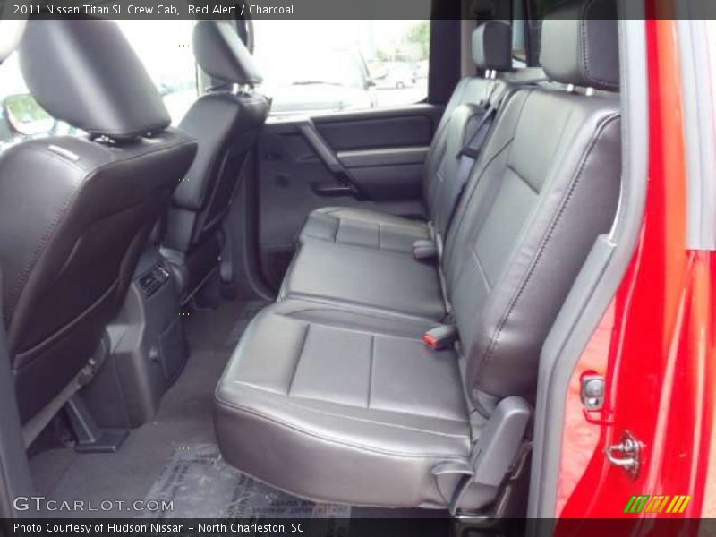 Red Alert / Charcoal 2011 Nissan Titan SL Crew Cab