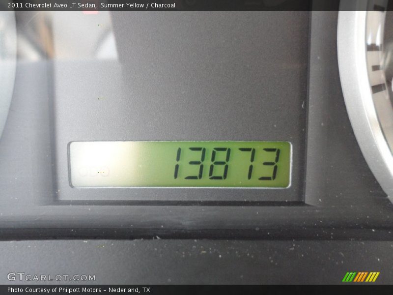 Summer Yellow / Charcoal 2011 Chevrolet Aveo LT Sedan