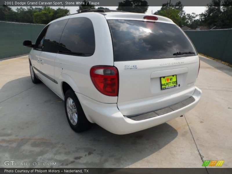 Stone White / Taupe 2001 Dodge Grand Caravan Sport