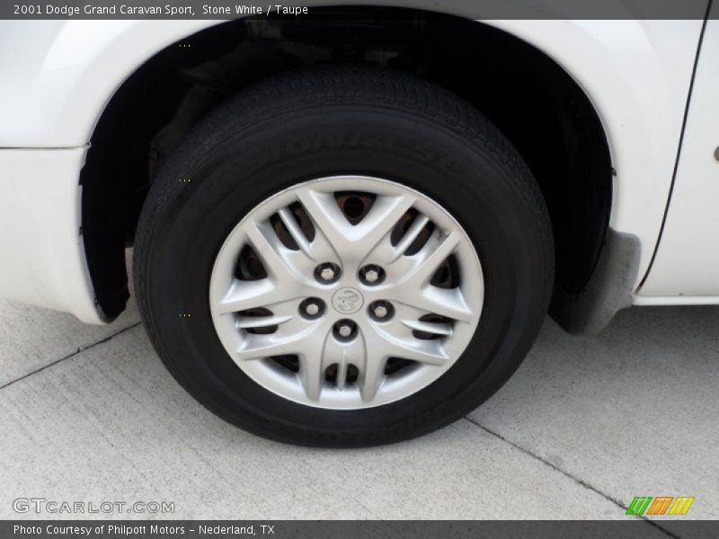Stone White / Taupe 2001 Dodge Grand Caravan Sport