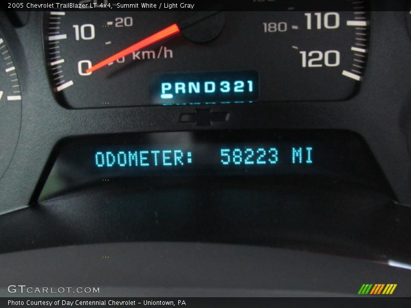 Summit White / Light Gray 2005 Chevrolet TrailBlazer LT 4x4