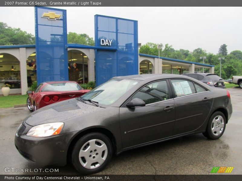Granite Metallic / Light Taupe 2007 Pontiac G6 Sedan