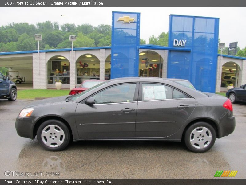 Granite Metallic / Light Taupe 2007 Pontiac G6 Sedan