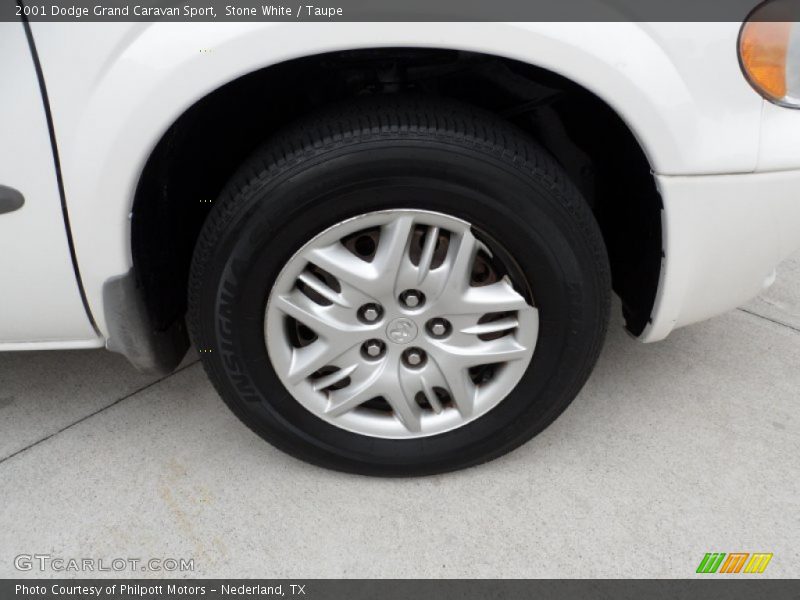 Stone White / Taupe 2001 Dodge Grand Caravan Sport