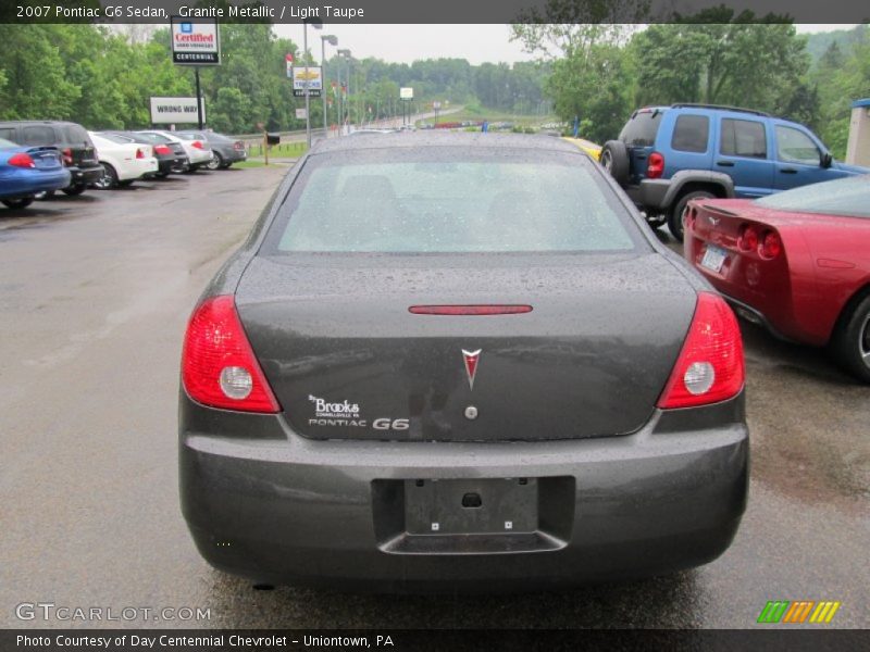 Granite Metallic / Light Taupe 2007 Pontiac G6 Sedan