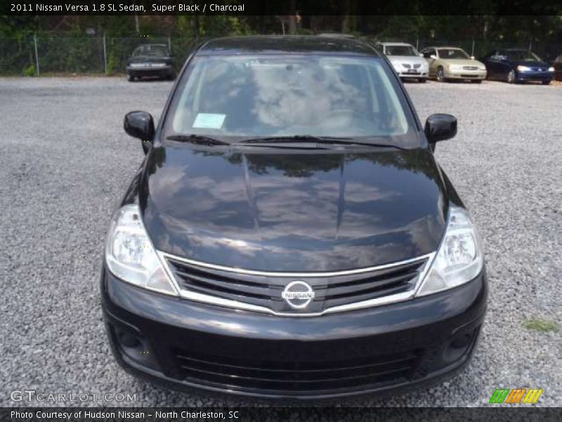 Super Black / Charcoal 2011 Nissan Versa 1.8 SL Sedan