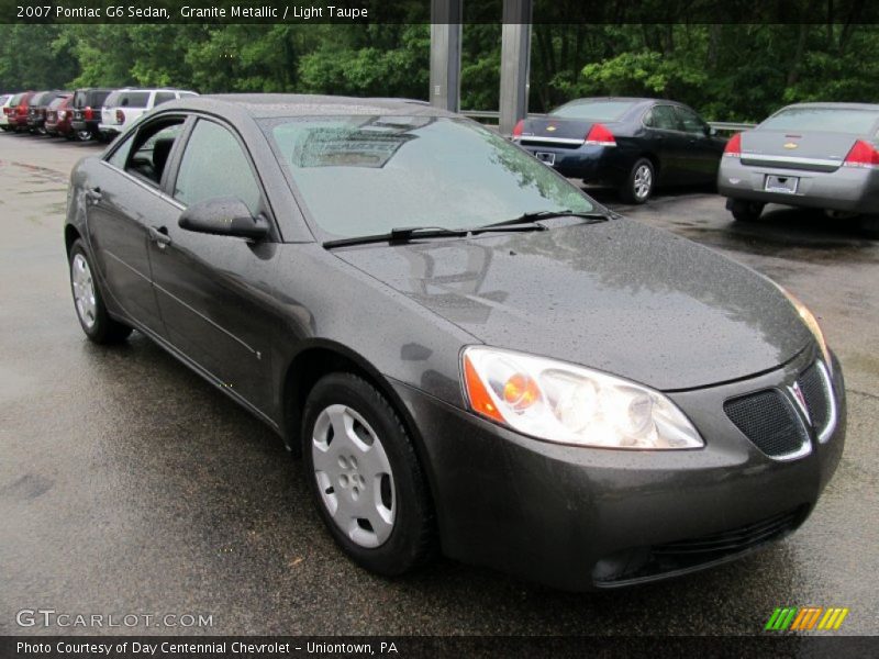 Granite Metallic / Light Taupe 2007 Pontiac G6 Sedan