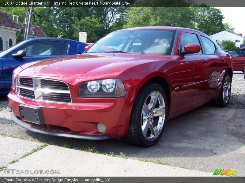 Inferno Red Crystal Pearl / Dark Slate Gray 2007 Dodge Charger R/T