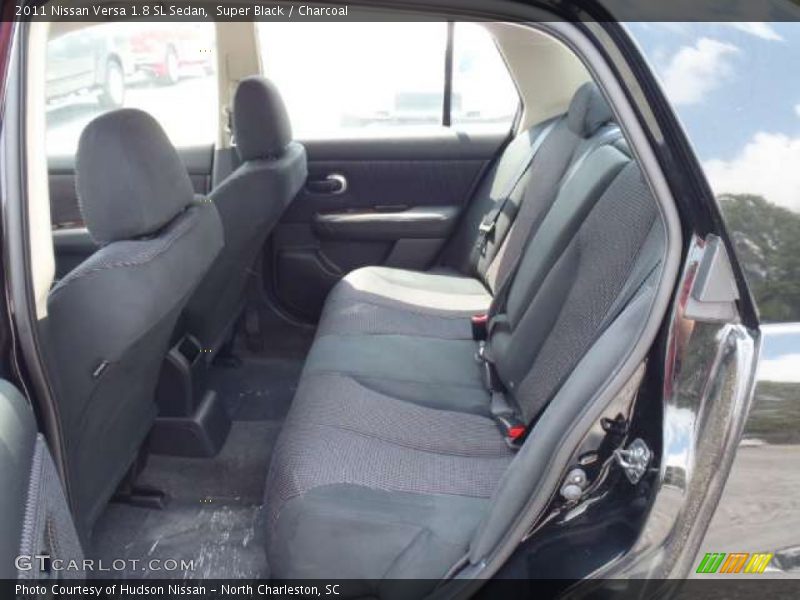 Super Black / Charcoal 2011 Nissan Versa 1.8 SL Sedan