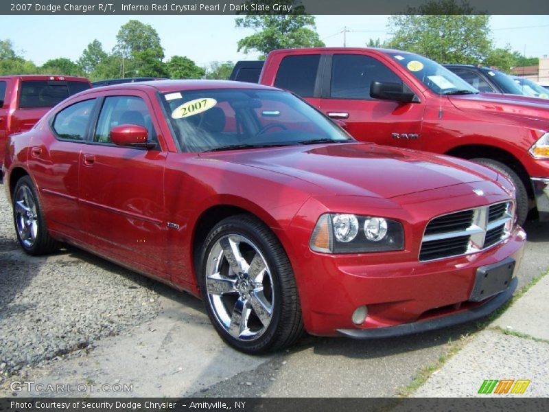 Inferno Red Crystal Pearl / Dark Slate Gray 2007 Dodge Charger R/T