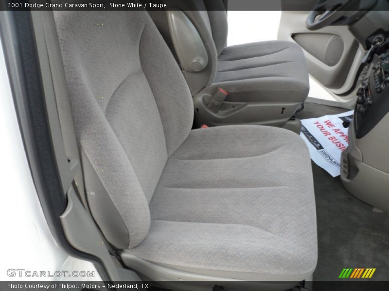 Stone White / Taupe 2001 Dodge Grand Caravan Sport