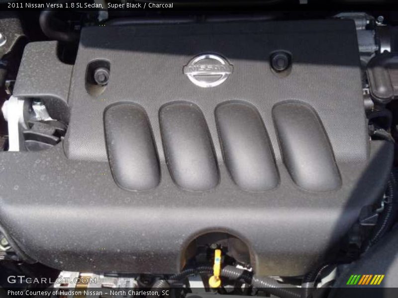 Super Black / Charcoal 2011 Nissan Versa 1.8 SL Sedan
