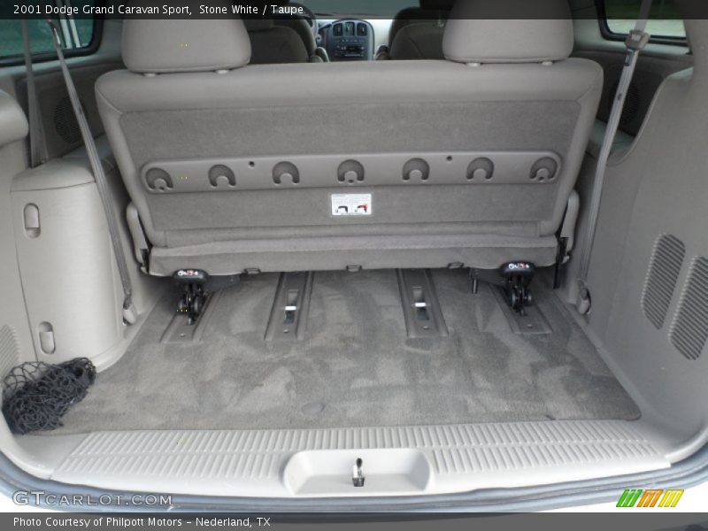 Stone White / Taupe 2001 Dodge Grand Caravan Sport