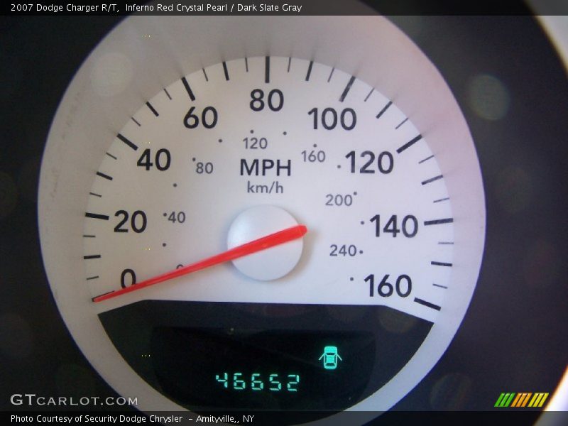 Inferno Red Crystal Pearl / Dark Slate Gray 2007 Dodge Charger R/T