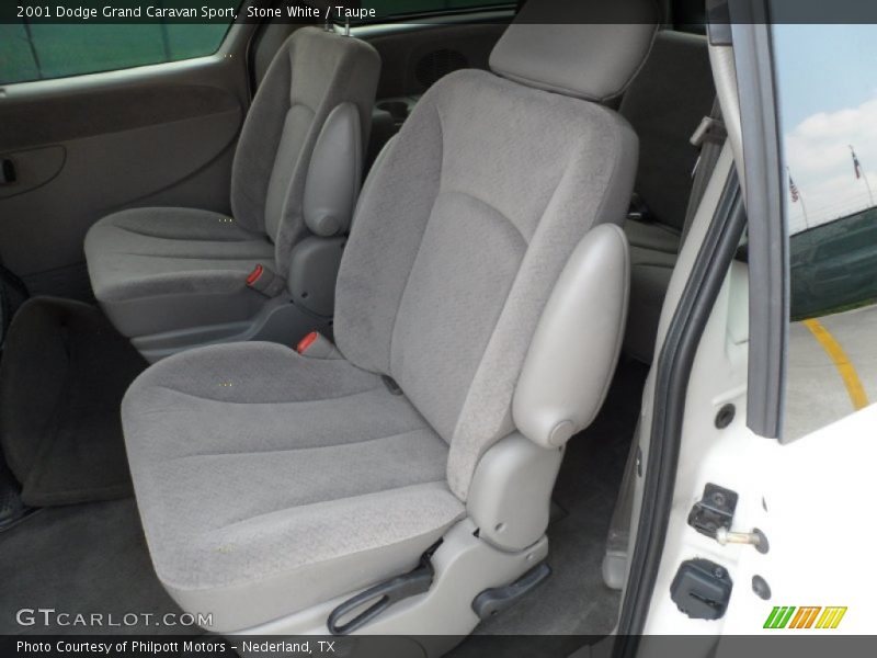 Stone White / Taupe 2001 Dodge Grand Caravan Sport