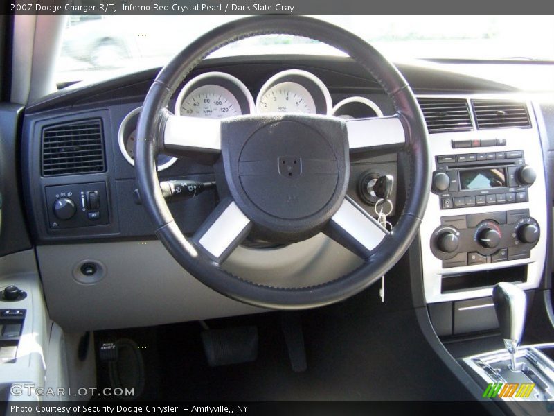 Inferno Red Crystal Pearl / Dark Slate Gray 2007 Dodge Charger R/T