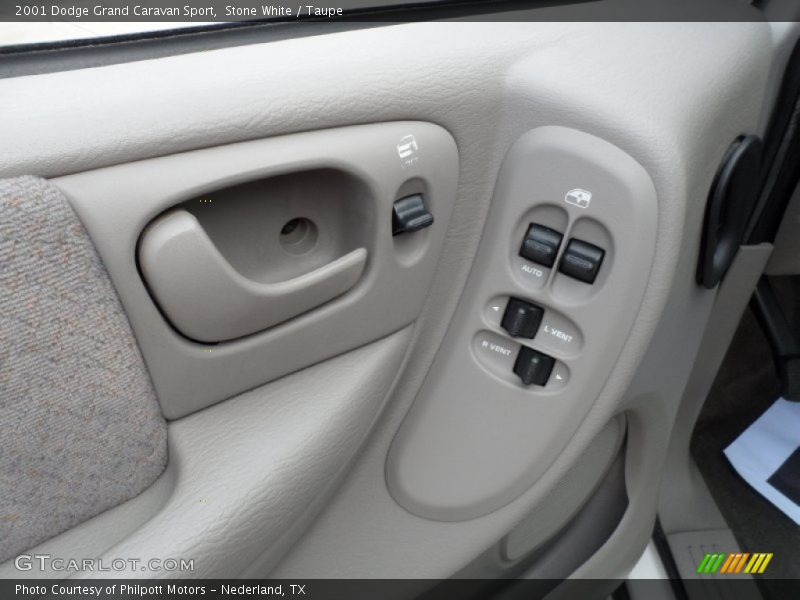 Stone White / Taupe 2001 Dodge Grand Caravan Sport