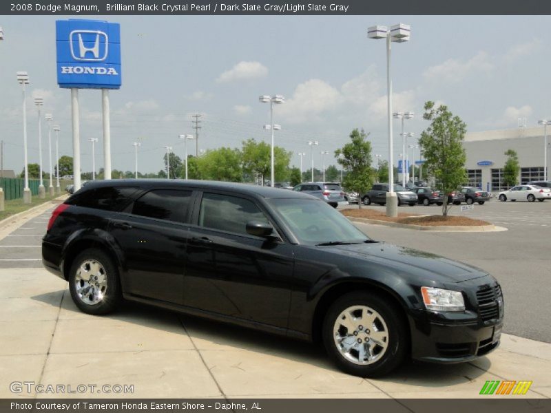 Brilliant Black Crystal Pearl / Dark Slate Gray/Light Slate Gray 2008 Dodge Magnum