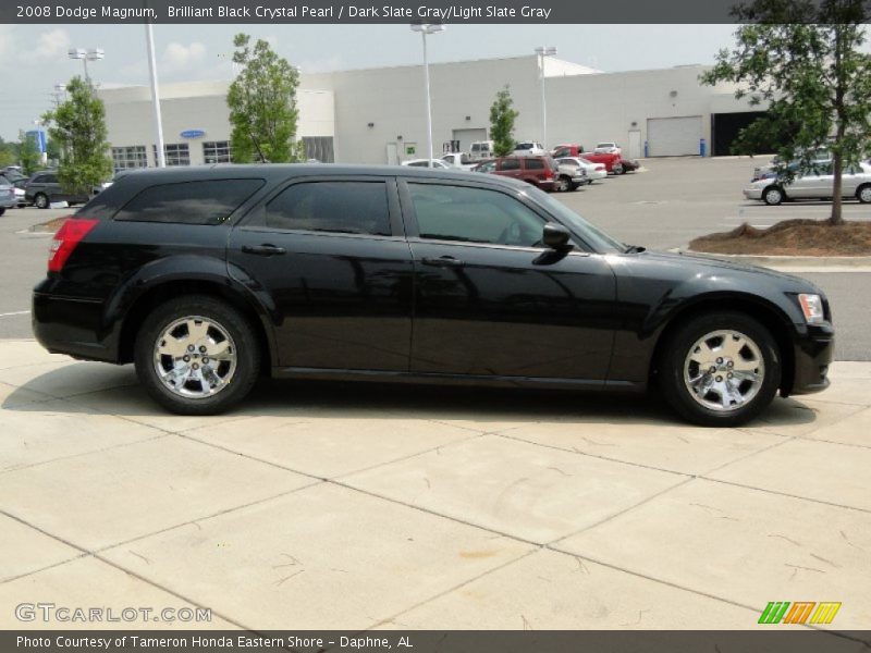 Brilliant Black Crystal Pearl / Dark Slate Gray/Light Slate Gray 2008 Dodge Magnum