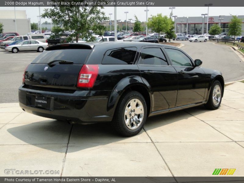 Brilliant Black Crystal Pearl / Dark Slate Gray/Light Slate Gray 2008 Dodge Magnum