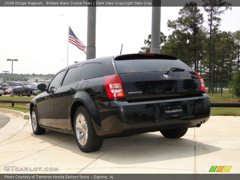 Brilliant Black Crystal Pearl / Dark Slate Gray/Light Slate Gray 2008 Dodge Magnum