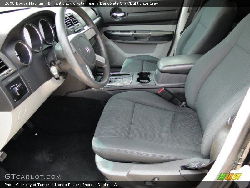 Brilliant Black Crystal Pearl / Dark Slate Gray/Light Slate Gray 2008 Dodge Magnum