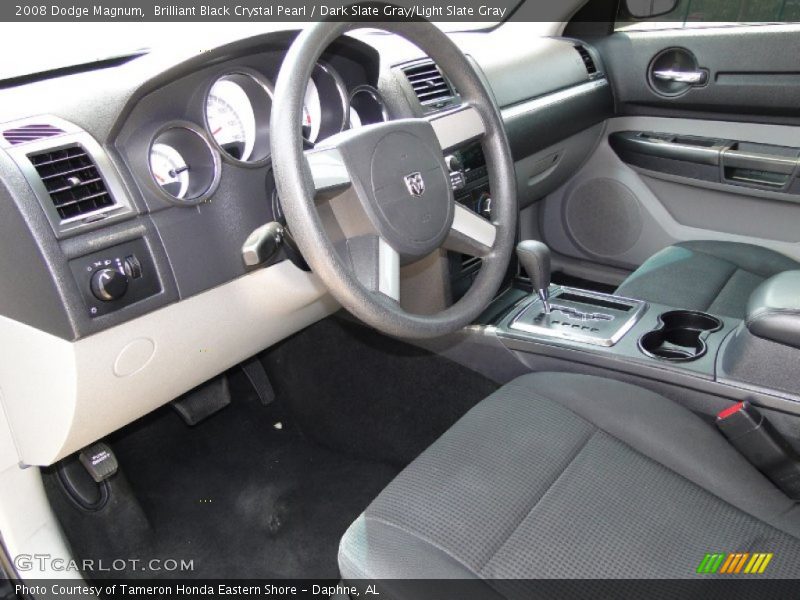 Brilliant Black Crystal Pearl / Dark Slate Gray/Light Slate Gray 2008 Dodge Magnum