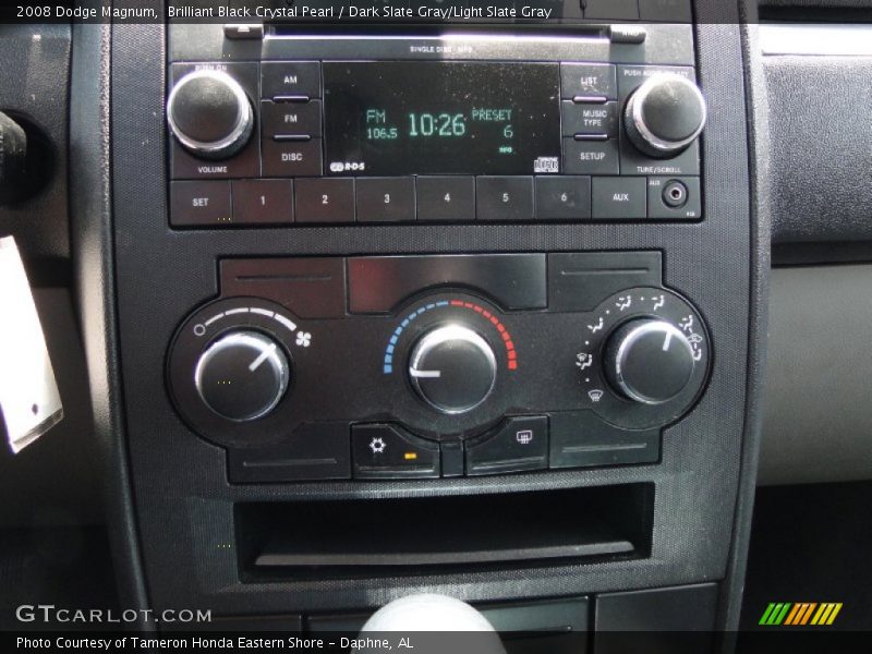 Brilliant Black Crystal Pearl / Dark Slate Gray/Light Slate Gray 2008 Dodge Magnum