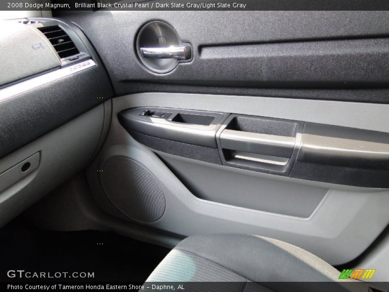 Brilliant Black Crystal Pearl / Dark Slate Gray/Light Slate Gray 2008 Dodge Magnum