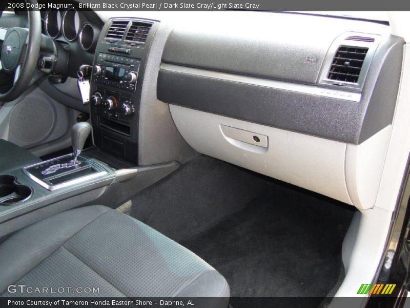 Brilliant Black Crystal Pearl / Dark Slate Gray/Light Slate Gray 2008 Dodge Magnum