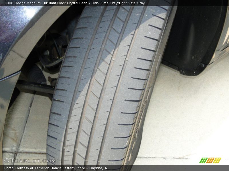 Brilliant Black Crystal Pearl / Dark Slate Gray/Light Slate Gray 2008 Dodge Magnum