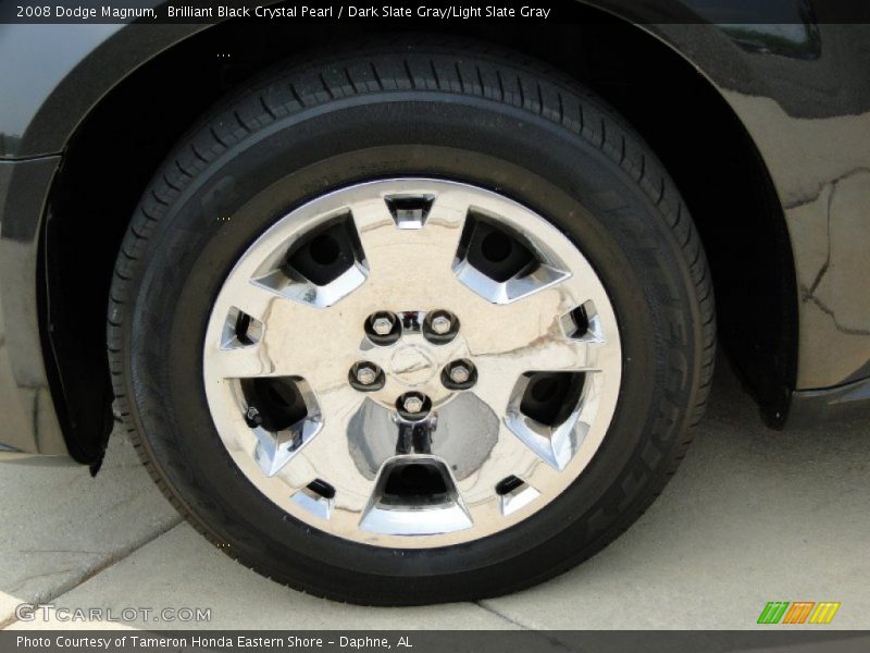 Brilliant Black Crystal Pearl / Dark Slate Gray/Light Slate Gray 2008 Dodge Magnum