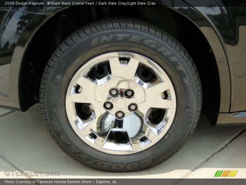 Brilliant Black Crystal Pearl / Dark Slate Gray/Light Slate Gray 2008 Dodge Magnum